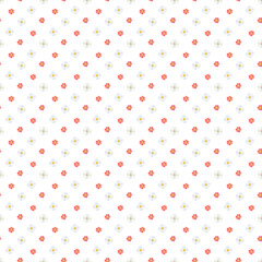 Hand drawn small floral pattern design.