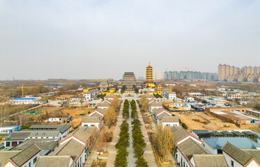 Qinhuangdao Fayun Temple architectural landscape