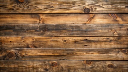 Naklejka premium Old weathered brown wood plank texture background with rustic charm