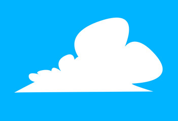 set of clouds element  for illustration decoration white sky with other varian
