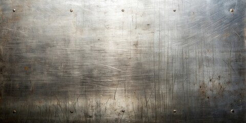Fototapeta premium Industrial metal surface with scratched and worn background