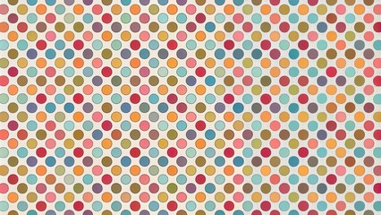 Fototapeta premium Seamless and stylish polka dot pattern background perfect for any design project