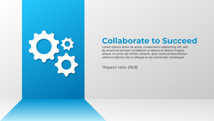 Team Collaboration Business Presentation Background