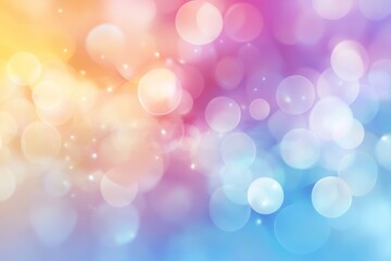 Obraz premium A vibrant abstract background featuring colorful bokeh lights, creating a dreamy and enchanting atmosphere for any project.
