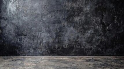 Background of a textured dark grey concrete wall