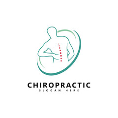 Treatment chiropractic logo design inspiration Physiotherapy symbol icon design