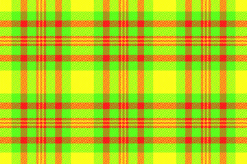 Dog tooth seamless textile background, retail pattern plaid tartan. Trim vector fabric check texture in red and bright colors.
