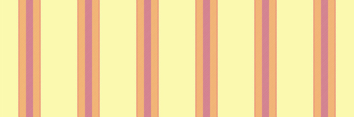Obraz premium Drapery vertical background fabric, cool lines vector texture. Diwali stripe seamless textile pattern in yellow and orange colors.