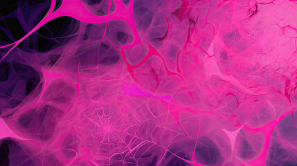 Obraz premium fuchsia spider webs illustration or fuchsia cobwebs illustration
