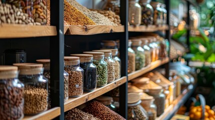 Premium pet food and accessories available in a clean and organized pet space for your furry friends