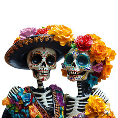 skeleton couple