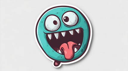 Whimsical Sticker with a Dash of Humor: Playful and Punny Phrases