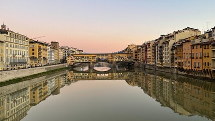 Obraz premium Tramonto a Firenze