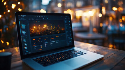 A sleek content marketing interface highlighting visually rich media, data-driven insights, and top performance content