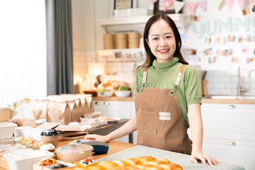 Kitchen Live Streaming, Asian Woman Cooks Fresh Vegetables and Prepares Delicious Meals Using Technology, Sharing Recipes and Culinary Tips on Her Blog with Smartphone, Embracing a Vibrant Lifestyle