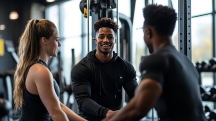 Group Workout Session with Personal Trainer at Gym