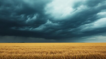 A scenic view of a cornfield stretching far into the horizon
