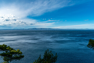 Makarska Riviera seafront on September, Croatia