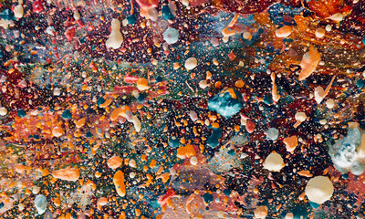 abstract background wallpaper. Modern motif visual art. Mixtures of oil paint. Trendy hand painting canvas. Wall decor and Wall art prints Idea. 3D Texture. Art object	
