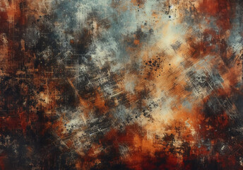Obraz premium Wallpaper, Grunge, rostig, verwittert, Hintergrund oder Textur, Metallwand