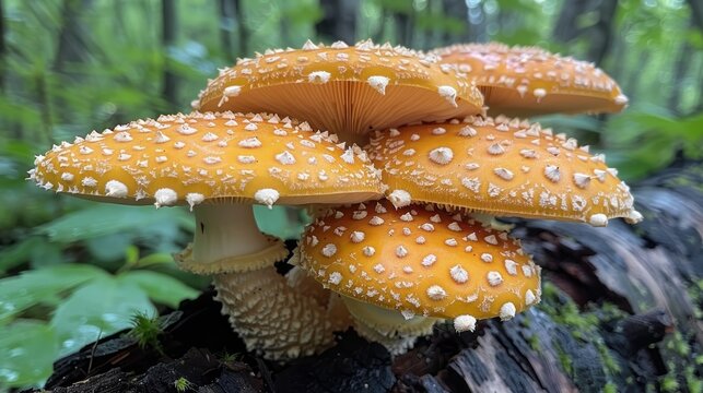 Gymnopilus penetrans, Common rustgill Fungi. 
