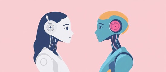 Humanized Chatbot Technology New Digital Era Humanity Vs Robots