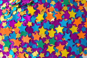 Vibrant Star Confetti for Fun Celebrations at Youth Events