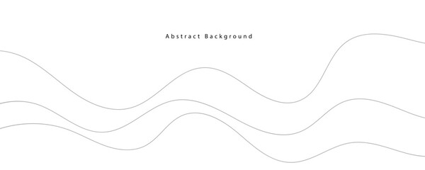 Abstract vector background with grey wavy lines. EPS10