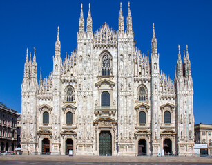 Fototapeta premium Milan Cathedral church of Milan, Lombardy, Italy