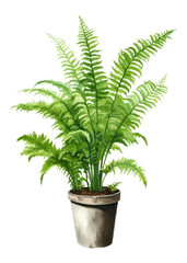 PNG Indoor plant fern leaf houseplant.