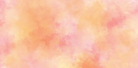 abstract orange and pink background with watercolor painted texture, pastel water color background wall texture pattern seamless Soft sweet blurred pastel color background.