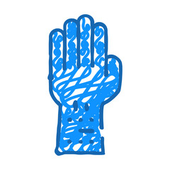 allergic reaction test doodle icon sketch vector. allergic reaction test sign. isolated symbol illustration