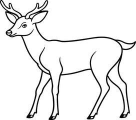 Elegant Deer Designs Explore the World of Graceful Vectors
