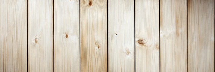 Obraz premium Natural Timber Wall. Closeup Detail of Hardwood Board in Light Beige Tone