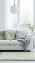 Chic living room featuring modern furniture and stylish decor elements for a contemporary look