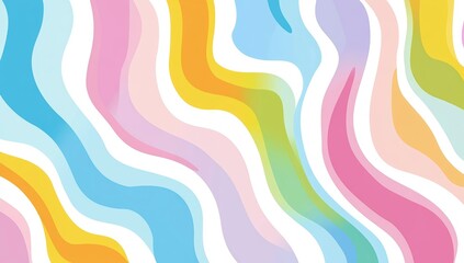 Abstract Colorful Wavy Background