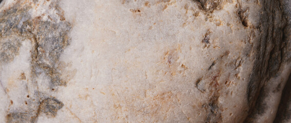 Light marble stone texture background. Grunge abstract monochrome background. Copy space for text or design. Horizontal image.