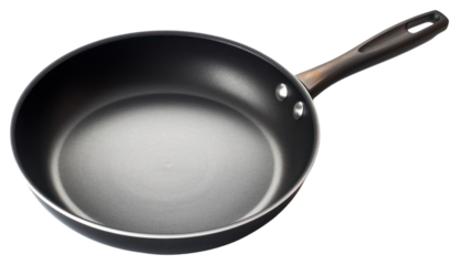 PNG Black fry pan wok white background simplicity.