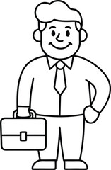 Colorful Management Icons Vector Fun for Future Leaders

