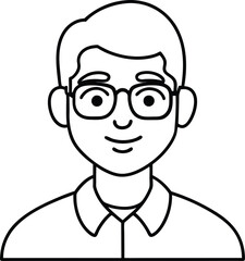 Bold and Cool Male Avatar Vector Icons to Color and Customize
