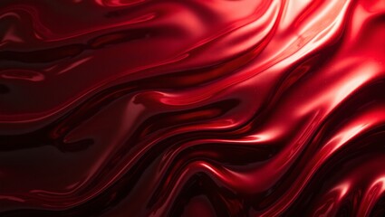 Obraz premium Highly reflective lacquer texture in red and black for modern design