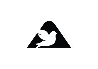 this is a creative  letter A and added birds logo design for your business.