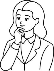 Think Big Businesswoman Icons Vector Adventure for Young Artists
