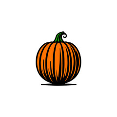 Pumpkin vector image, pumpkin vector art