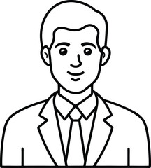 Business Coach Icon Vector Illustration for Professional Guidance

