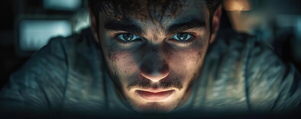 Web developer coding a website