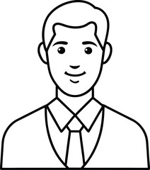 Successful Businessman Vector Illustration for Motivational Design Projects
