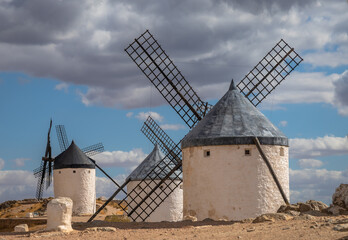 Windmills of Consuegra at Sunrise , Castilla-La Mancha, Spain