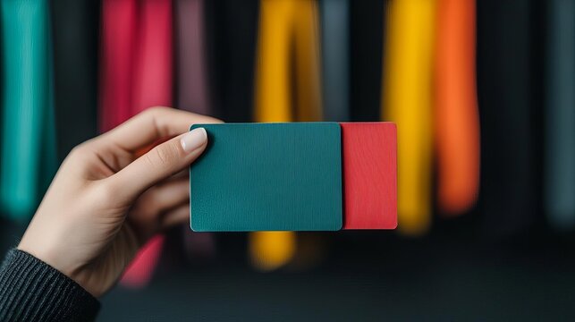 Loyalty program cards alongside luxury items in a sleek boutique, customer loyalty, emphasizing exclusivity in rewards