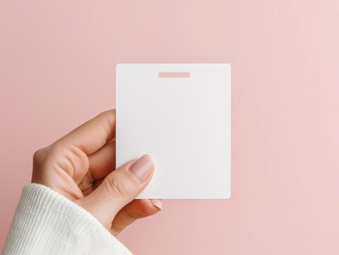 Minimalist loyalty card design featured in an upscale retail setting, business loyalty, creating an elegant customer experience